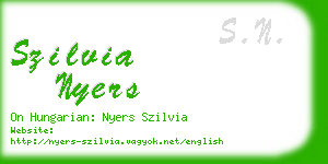 szilvia nyers business card